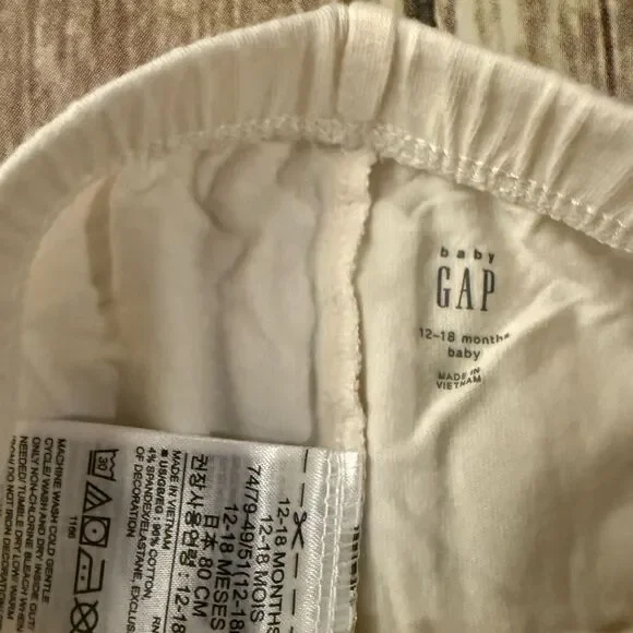 Kids Cream Leggings - Picture 3 of 3